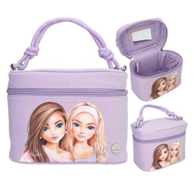 Top Model Mor Üstten Saplı Makyaj Çantası 413538 - 1