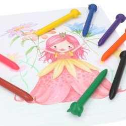 Top Model Princess Mimi Kedi Başlıklı Pastel Boya - 2