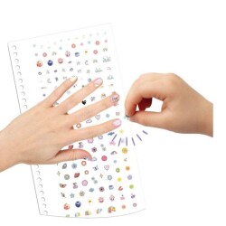 Top Model Tırnak Tasarım Defteri Çıkartmalı - 3