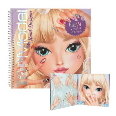 Top Model Tırnak Tasarım Defteri Çıkartmalı - 4