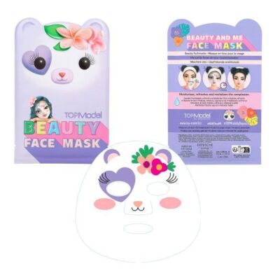 Top Model Yüz Maskesi Mor Ayı - 1