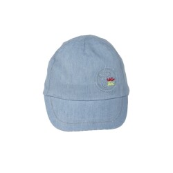Tuc Tuc Unisex Çocuk Siperli Kot Şapka Blue Sea Hawai Blue Jean