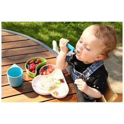 Tum Tum Bambu Yemek Seti Pembe/Turuncu - 2