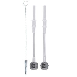 Tum Tum Kapaklı Alıştırma Bardağı Temizleme Fırçası ve 2 Yedek Pipet - Tum Tum