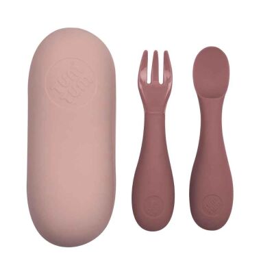 Tum Tum Kutulu Silikon Kaşık Çatal Set Betsy Bear - 1