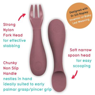 Tum Tum Kutulu Silikon Kaşık Çatal Set Betsy Bear - 2