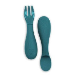 Tum Tum Kutulu Silikon Kaşık Çatal Set Boris Bear - 2