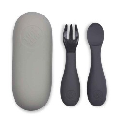 Tum Tum Kutulu Silikon Kaşık Çatal Set Kev Koala - Tum Tum