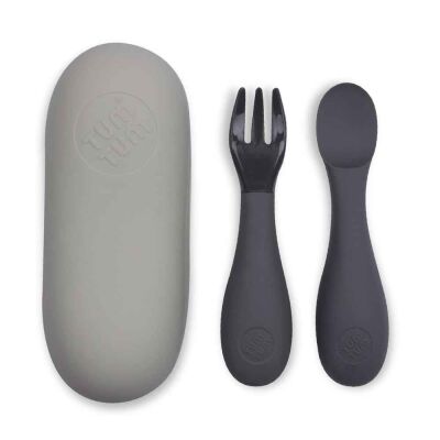 Tum Tum Kutulu Silikon Kaşık Çatal Set Kev Koala - 1