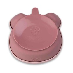 Tum Tum Silikon Vakumlu, Kapaklı Kase ve Kaşık Seti Betsy Bear - 2