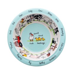 Tyrrell Katz Çocuk Melamin Yemek Kasesi Farmyard - Tyrrell Katz