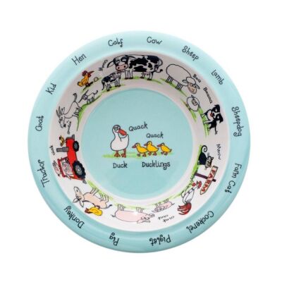 Tyrrell Katz Çocuk Melamin Yemek Kasesi Farmyard - 1