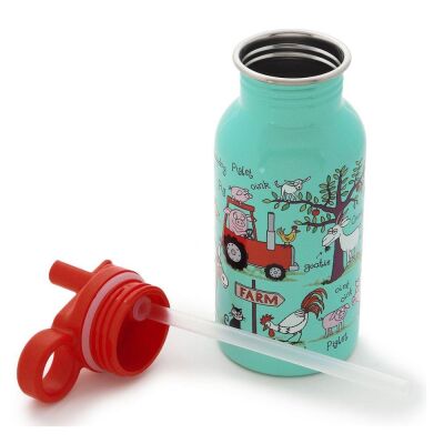 Tyrrell Katz Pipetli Çelik Matara 400Ml Farmyard - 2