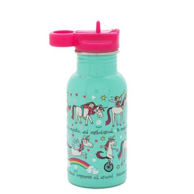 Tyrrell Katz Pipetli Çelik Matara 400Ml Unicorn - 1