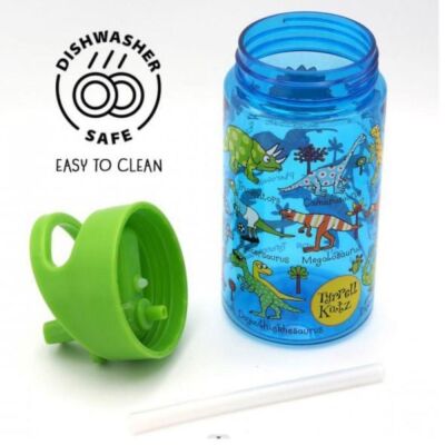 Tyrrell Katz Tritan Tutmalı Pipetli Matara New Dino - 3