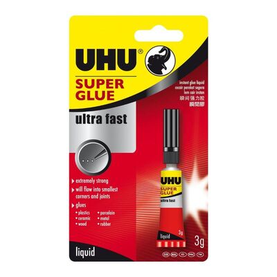 Uhu Super Glue 3 Gr Sıvı Japon Yapıştırıcı
