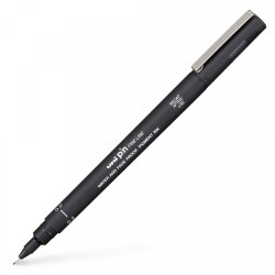Uni Pin Fineliner Çizim Kalemi 0.2 MM Siyah - Uniball