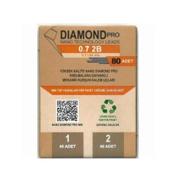 Uniball Min Nano Diamond Pro 2B 0.7 MM 80li - Uniball