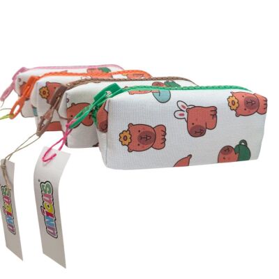 Unicus Capybara Kanvas Kalem Kutusu Big Zip - 4