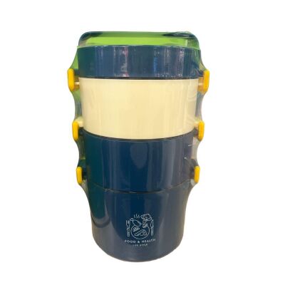 Vagon Life Çelik 3 Gözlü Sefer Tası Yemek Kabı 1800 ML - 2