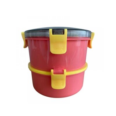 Vagon Life Çelik Yemek Termosu 2 Katlı Sefertası 1600 ML XC397 - 3