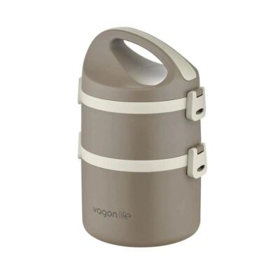 Vagon Life Çelik Yemek Termosu 2 Katlı Sefertası BL40130 - 2