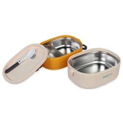 Vagon Life Çelik Yemek Termosu 2 Katlı Sefertası Bl50251-2 Kulplu - 6