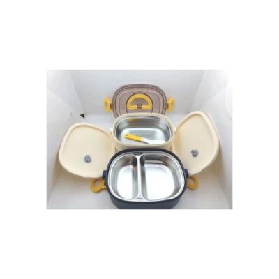 Vagon Life Çelik Yemek Termosu 2 Katlı Sefertası Bl50251-2 Kulplu - 7