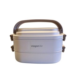 Vagon Life İki Katlı Çelik Yemek Kabı 1140 ML - 9