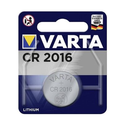 Varta CR2016 Lithium Pil 3V Tekli