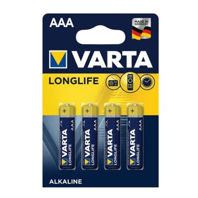 Varta Longlife AAA İnce Pil 4'lü - 1