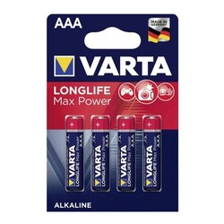 Varta Longlife Max Power AAA İnce Pil 4'lü - Thumbnail
