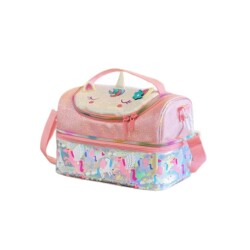 Vest Beslenme Çantası Unicorn Pembe Turkuaz - 1