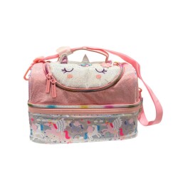 Vest Beslenme Çantası Unicorn Pembe Turkuaz - 2