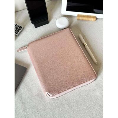 Vj Buffalo Zipper Folder Organizer Defter 14.8 cm x 21 Cm 100 Gr 80 Yap Çiz Sedefli Rose Gold - 2