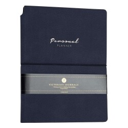 Vj Defter A5 Kuka 80 Gr Lacivert 96 Yp Çizgili 124-1089 - Victorias Journal