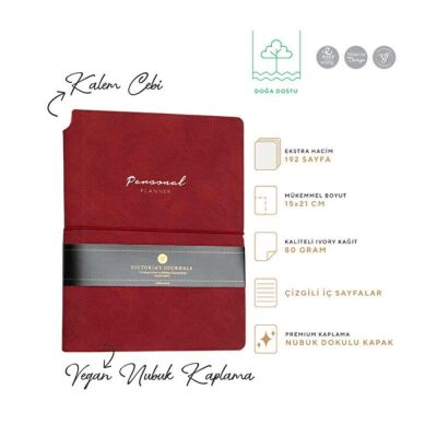 Vj Defter A5 Kuka 80 Gr Mor 96 Yp Çizgili 1821 - 3