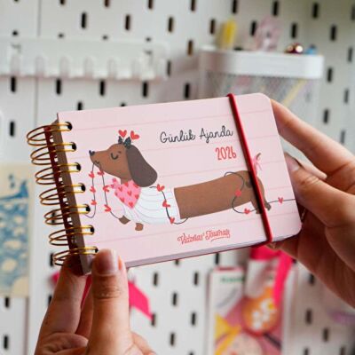 Vj Günlük Spiralli Yatay Cep Ajandası 13.5 cm x 9.5 Cm Soft Kapak 226-2555 - 4