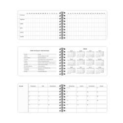 Vj Spiralli Yatay Cep Ajandası Haftalık 13.5 Cm x 9.5 Cm 226-2561 - 3