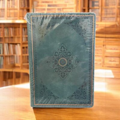 Vj Vintage Old Book Defter 12 x 17 Cm 80 Gr 128 Yap Çizgili Yeşil - 1