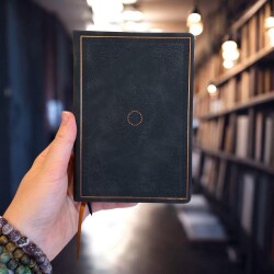 Vj Vintage Old Sketch Book 12 x 17 Cm Mat Siyah 1184 - Victorias Journal