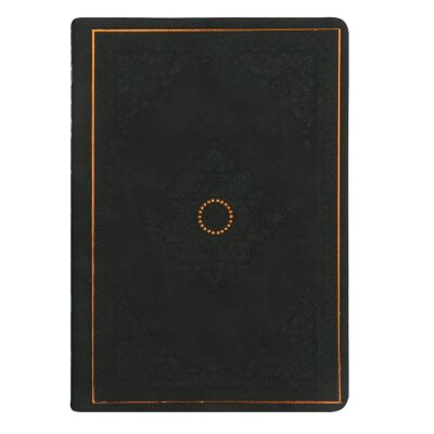 Vj Vintage Old Sketch Book 12 x 17 Cm Mat Siyah 1184 - 3