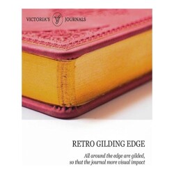 Vj Vintage Old Sketch Book 12 x 17 Cm Mat Siyah 1184 - 7