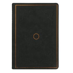 Vj Vintage Old Sketch Book 12 x 17 Cm Mat Siyah 1184 - 3