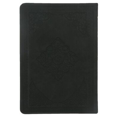 Vj Vintage Old Sketch Book 12 x 17 Cm Mat Siyah 1184 - 5