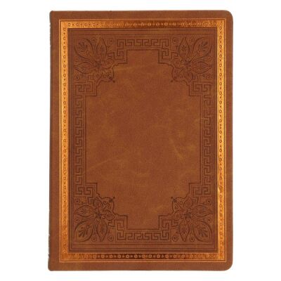 Vj Vintage Old Sketch Book Kahverengi 8699 - 5