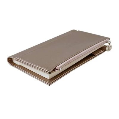 Vj Zipco Defter 9 x 16 Cm 80 Gr 96 Yap Çizgili Altın Gül Rengi 7180 - 1