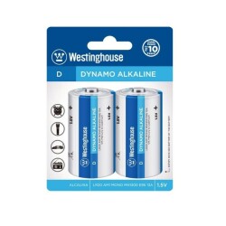 Westinghouse Dynamo Alkaline D Boy Pil 2'li - Westinghouse