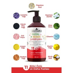 Yeşil Marka Doğal Bebek Şampuanı 400 ML Çilekli - 3
