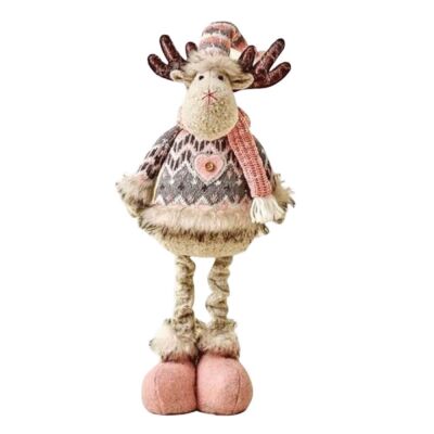 Yılbaşı Ayakları Uzayan Figür Pembe 42 Cm - 1